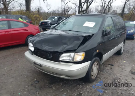 1999 Toyota Sienna Xle z USA, uszkodzony, nr VIN 4T3ZF13CXXU122324